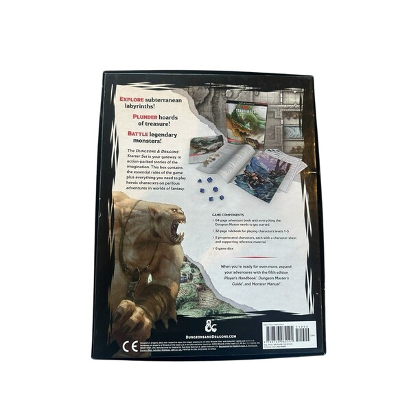 Bundle Dungeons And Dragons Starter Set Kit Plus RPG Notebook & Quests Book - Picture 8 of 9
